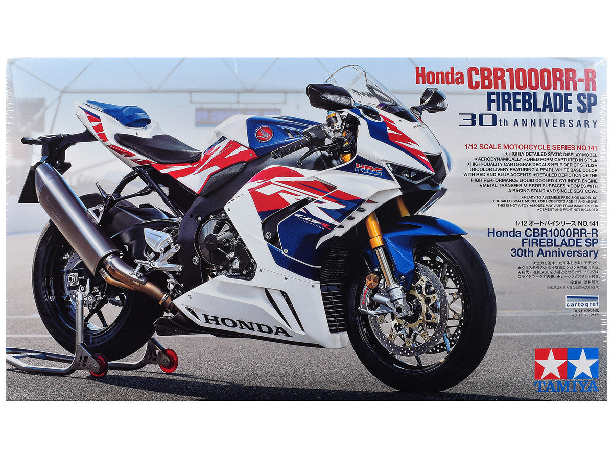 Model Kit Honda CBR1000RR-R Fireblade SP "30th Anniversary" Motorcycle 1/12 Scale Model by Tamiya LuxuryLifeWay Online Store