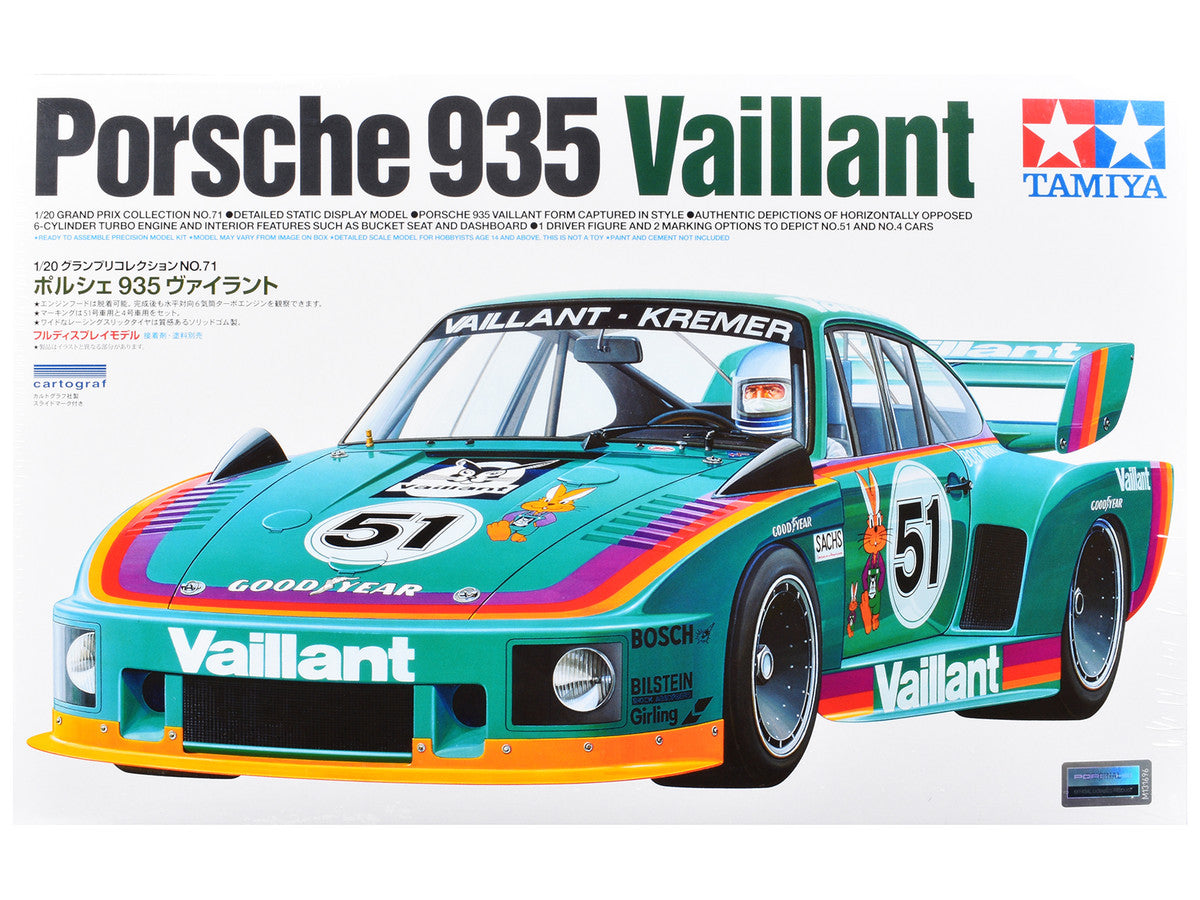 Model Kit Porsche 935 "Vaillant-Kremer" 1/24 Scale Model by Tamiya LuxuryLifeWay Online Store