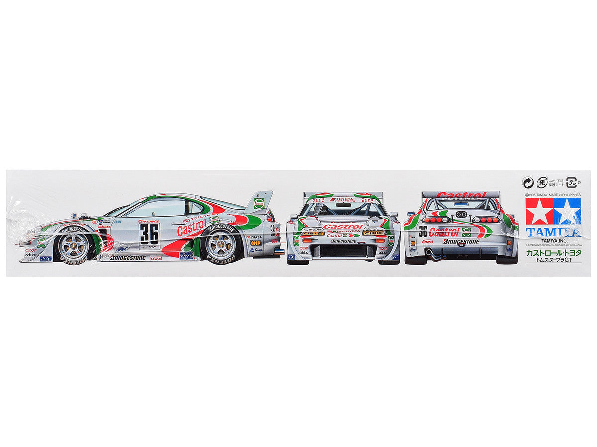 Model Kit Castrol Toyota Tom's Supra GT 1/24 Scale Model by Tamiya LuxuryLifeWay Online Store