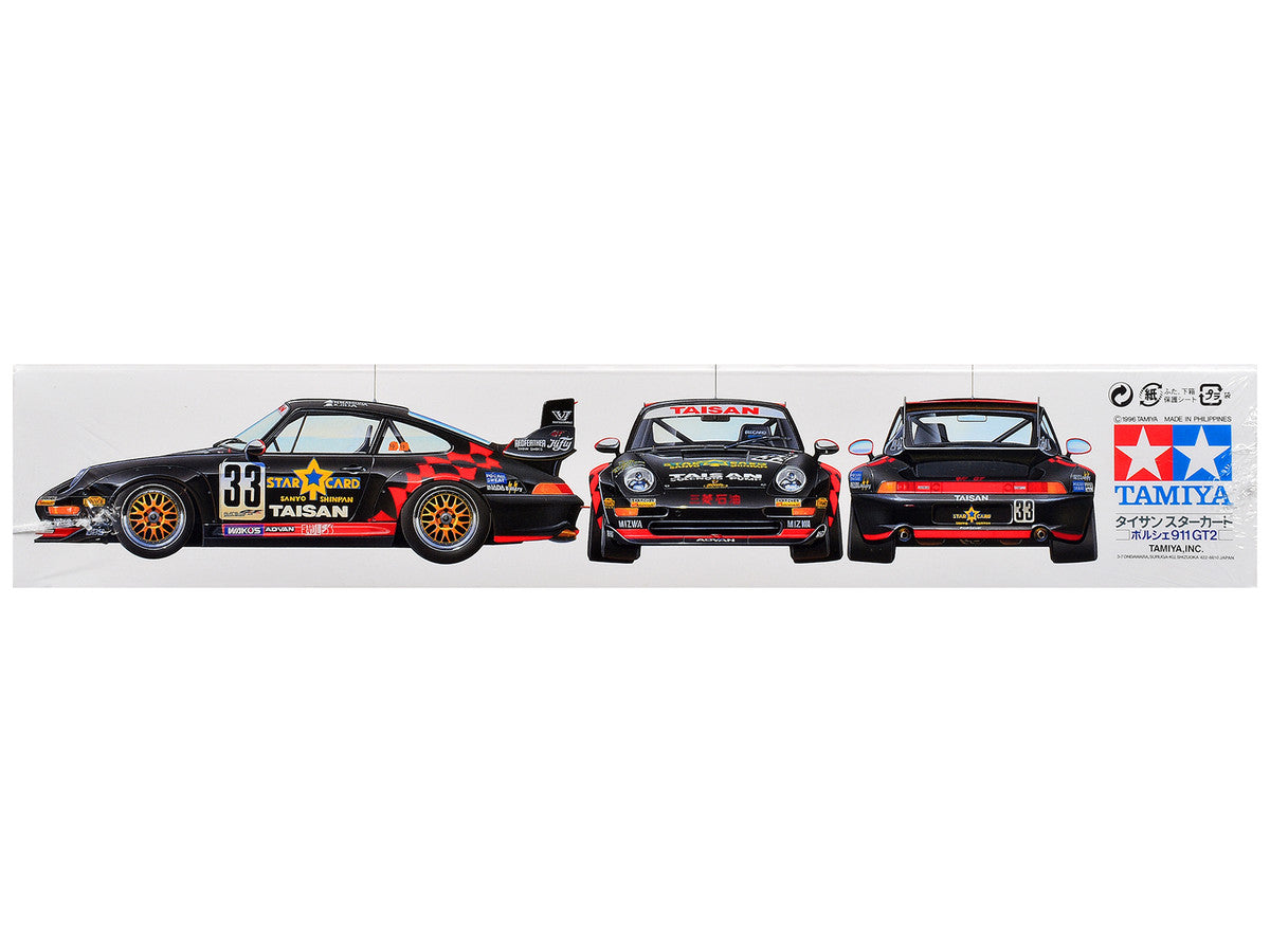 Model Kit Porsche 911 GT2 "Taisan Starcard" 1/24 Scale Model by Tamiya LuxuryLifeWay Online Store