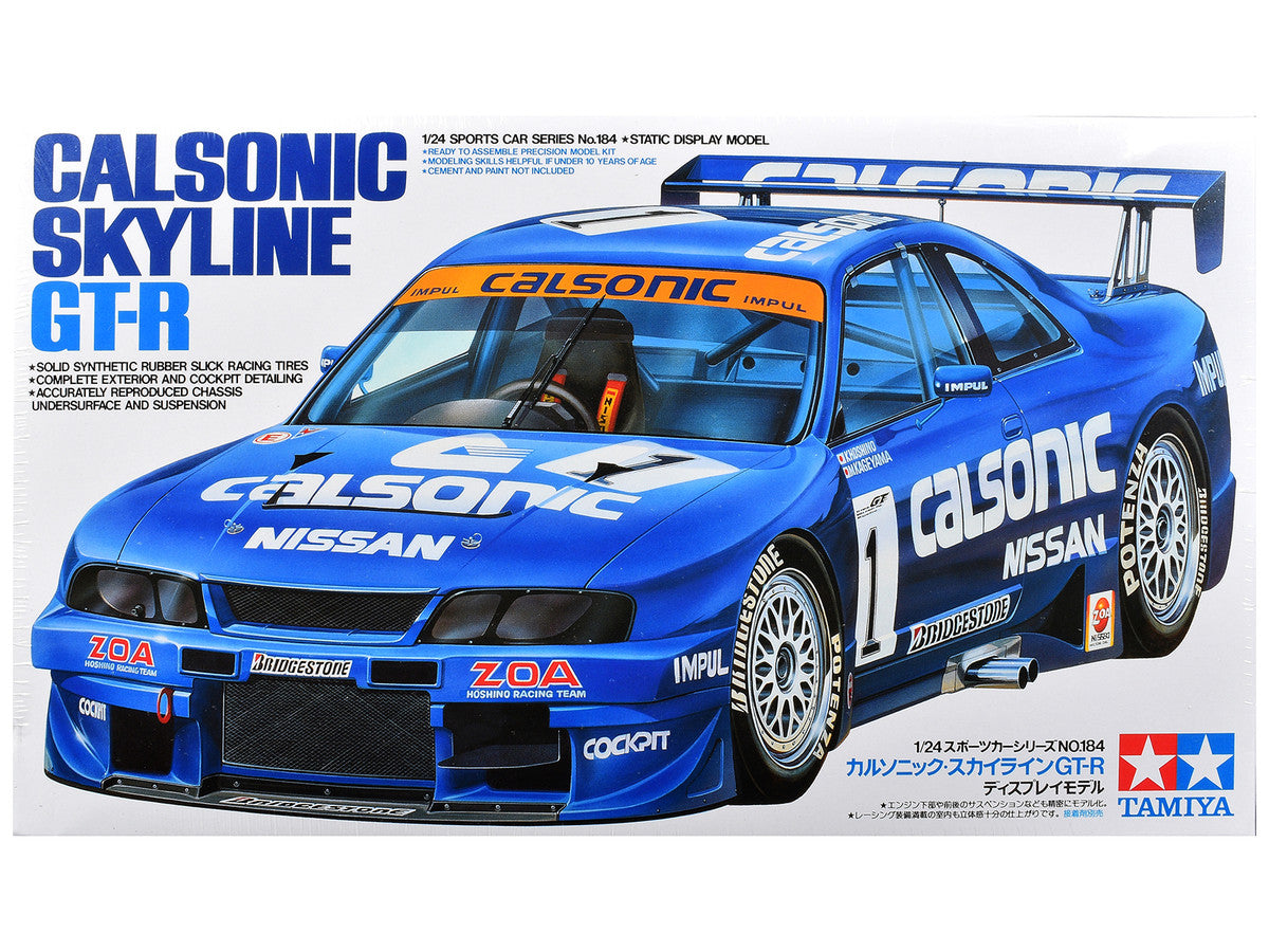 Model Kit Nissan Skyline GT-R "Calsonic" 1/24 Scale Model by Tamiya LuxuryLifeWay Online Store