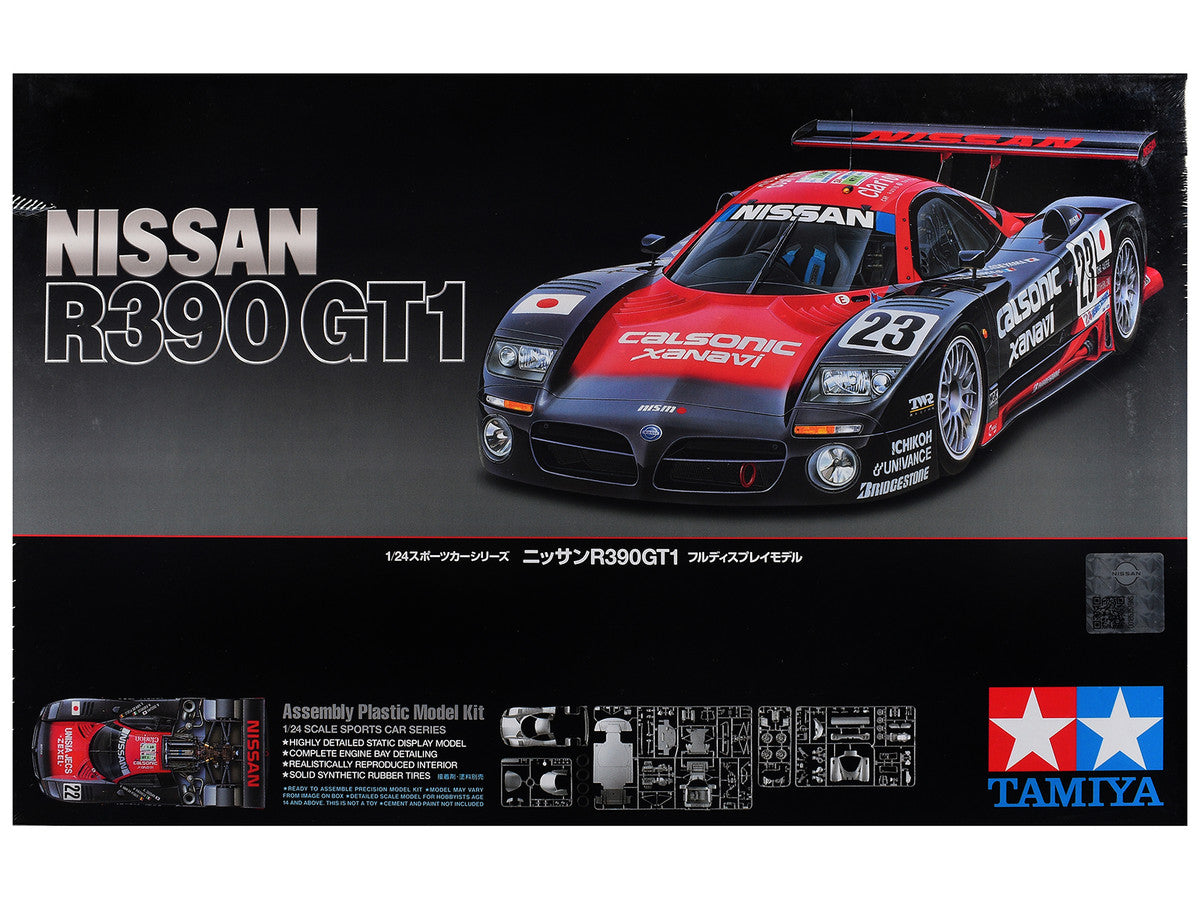 Model Kit Nissan R390 GT1 "24 Hours of Le Mans" (1997) 1/24 Scale Model by Tamiya LuxuryLifeWay Online Store