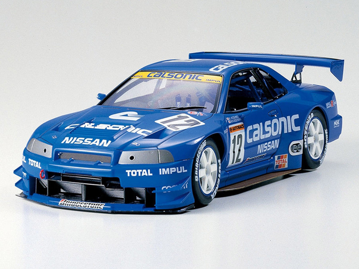 Model Kit Nissan Skyline GT-R (R34) "Calsonic" 1/24 Scale Model by Tamiya LuxuryLifeWay Online Store