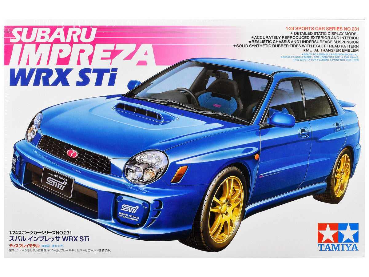 Model Kit Subaru Impreza WRX STi 1/24 Scale Model by Tamiya LuxuryLifeWay Online Store