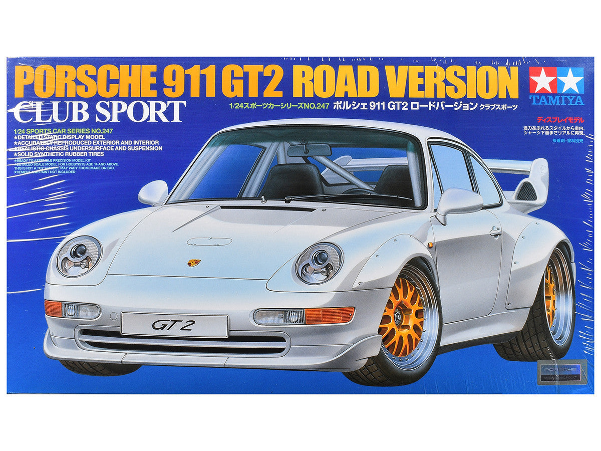 Model Kit Porsche 911 GT2 Street Version 1/24 Scale Model by Tamiya LuxuryLifeWay Online Store