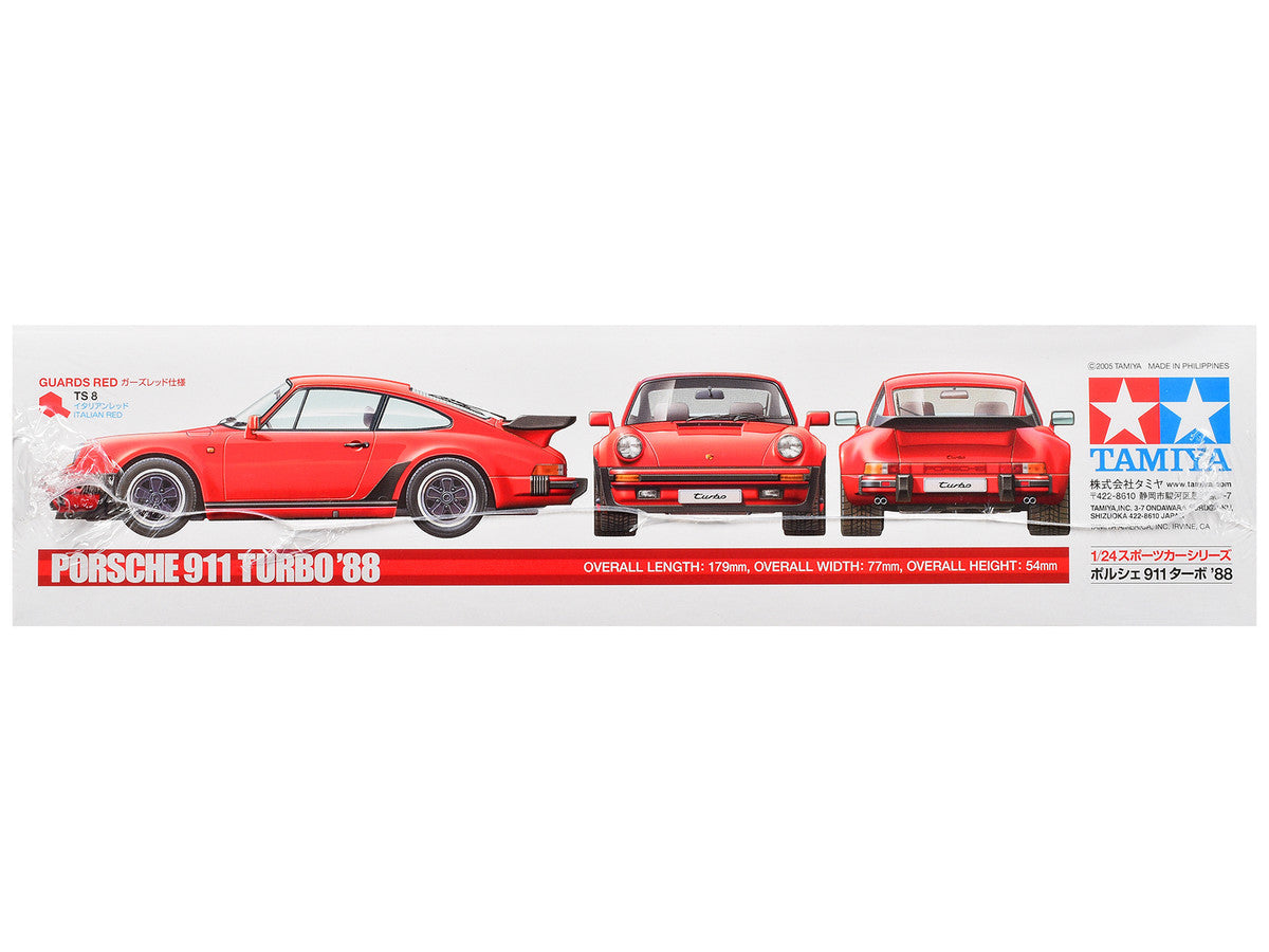 Model Kit 1988 Porsche 911 Turbo 1/24 Scale Model by Tamiya LuxuryLifeWay Online Store