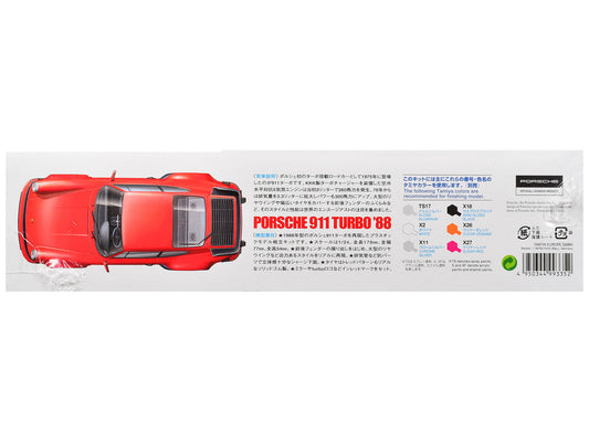 Model Kit 1988 Porsche 911 Turbo 1/24 Scale Model by Tamiya LuxuryLifeWay Online Store