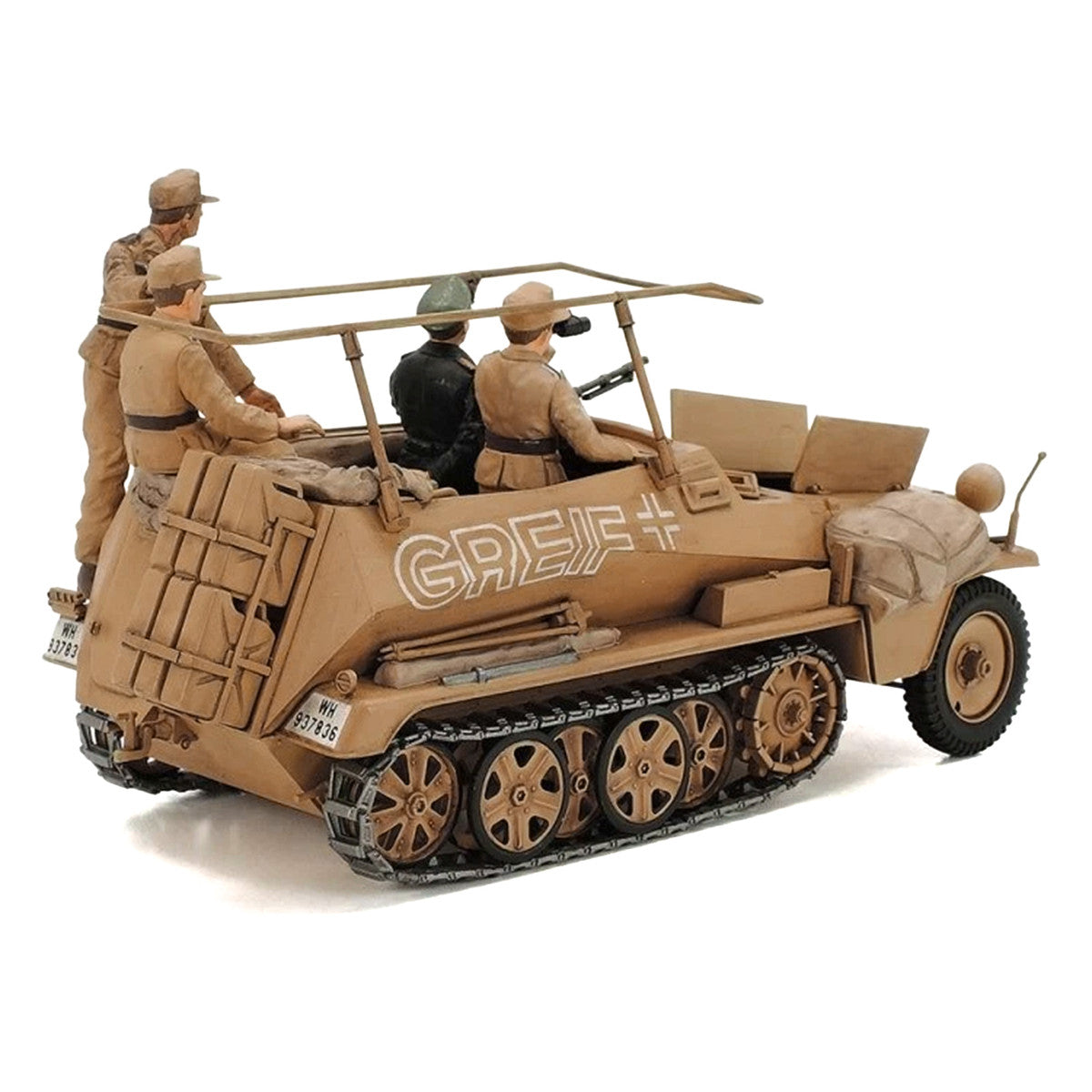 Model Kit German Sd.kfz. 250/3 Greif Half-Tracked Armored Vehicle 1/35 Scale Model by Tamiya LuxuryLifeWay Online Store
