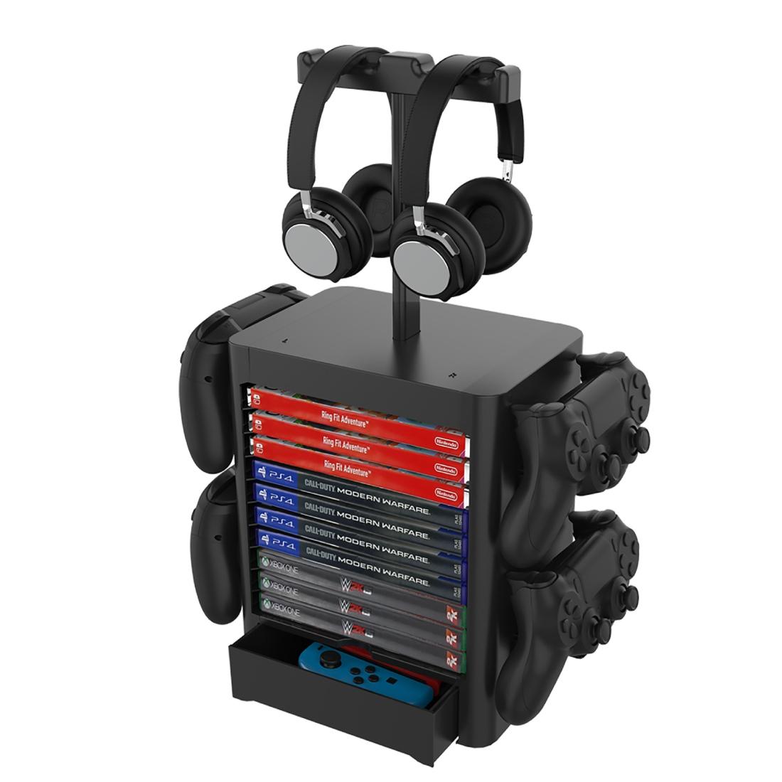 NNEIDS Ps5 / Xsx Game Disc & Headphone Storage Rack LuxuryLifeWay Online Store