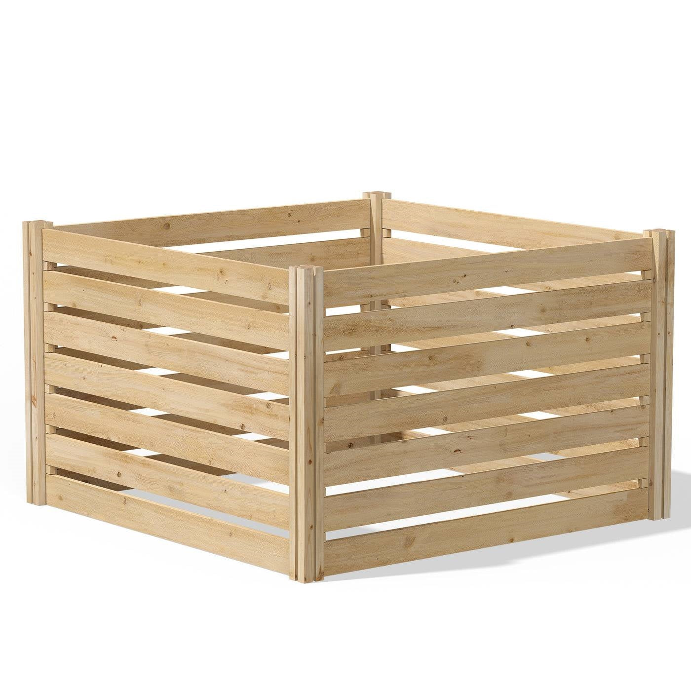 308 Gallon Cedar Wood Compost Bin Outdoor Garden 41 Cubic Feet - Made in USA LuxuryLifeWay Online Store