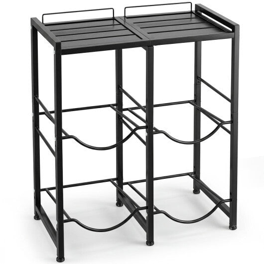 5 Gallon Water Jug Holder for 4 Bottles-Black LuxuryLifeWay Online Store