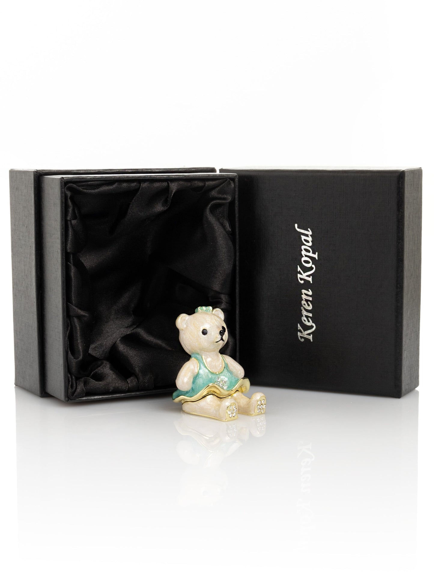 Teddy Bear with Turquoise Dress LuxuryLifeWay Online Store