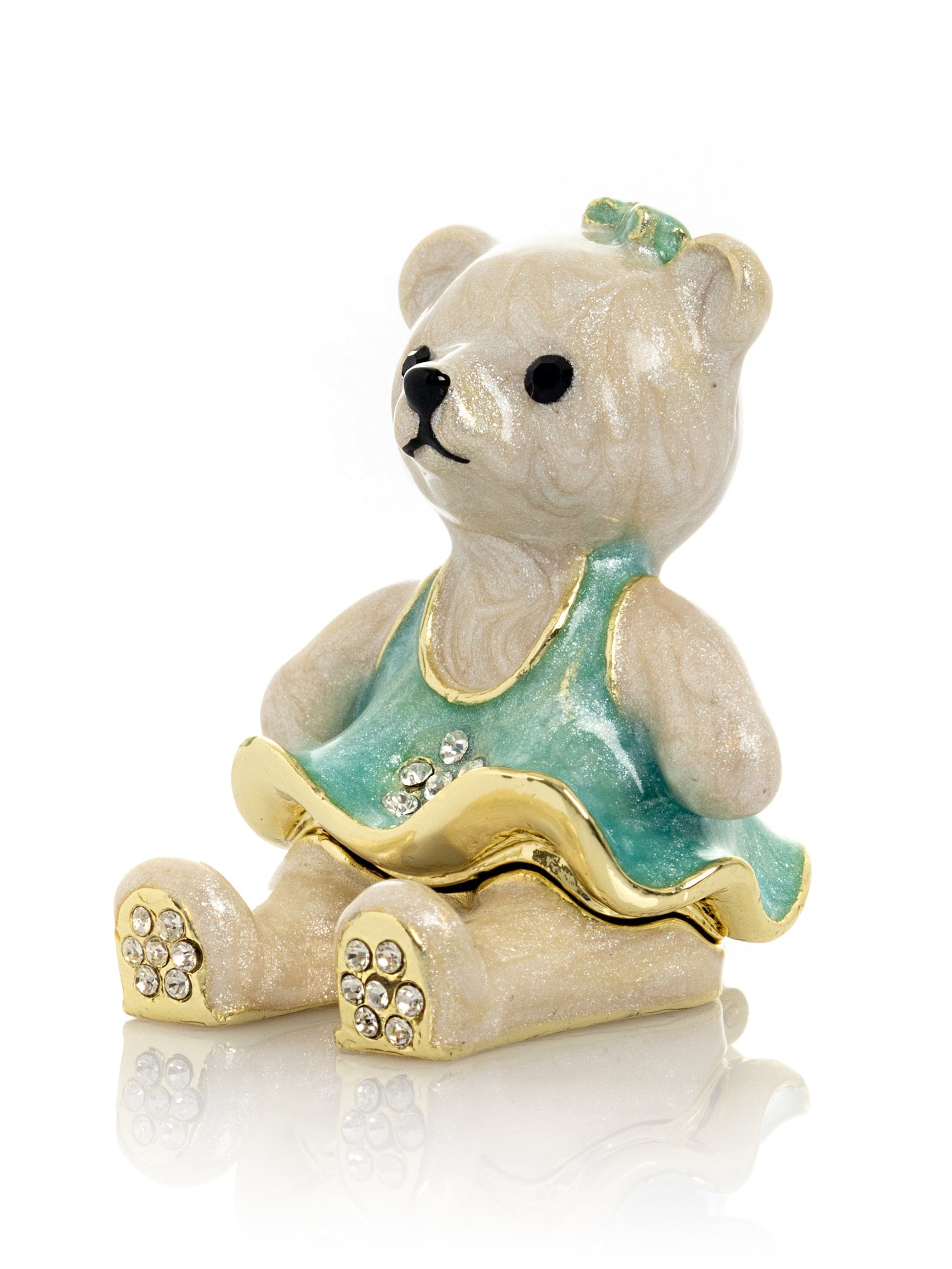 Teddy Bear with Turquoise Dress LuxuryLifeWay Online Store
