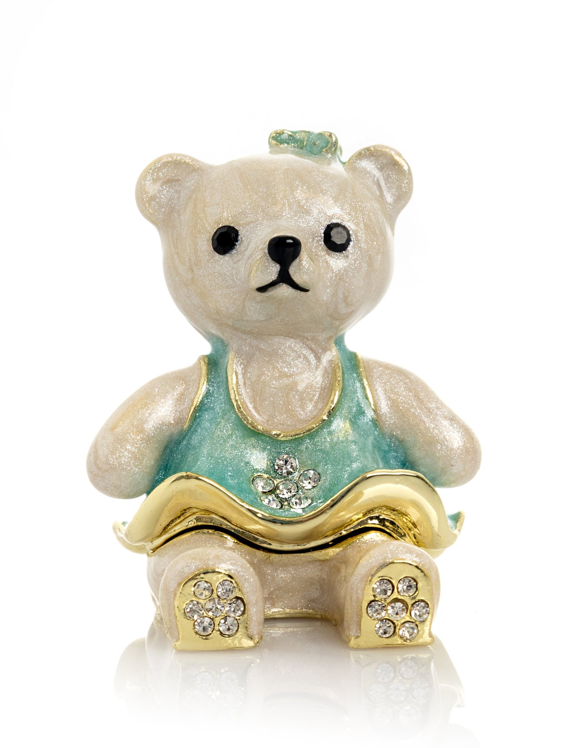 Teddy Bear with Turquoise Dress LuxuryLifeWay Online Store