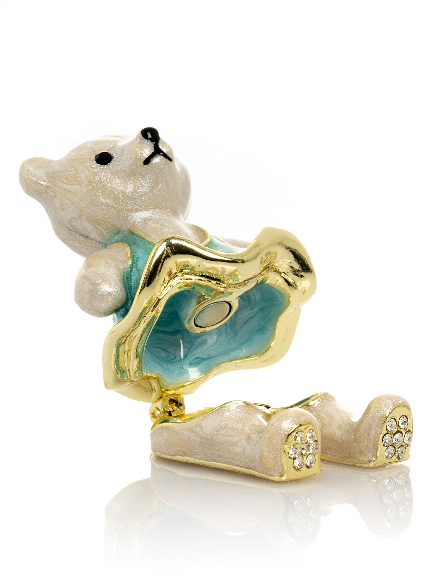 Teddy Bear with Turquoise Dress LuxuryLifeWay Online Store