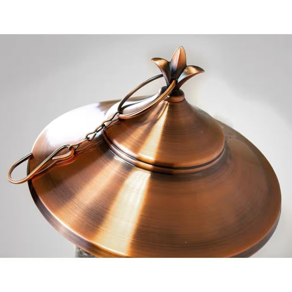 Large Copper Bird Feeder with 3 Tubes and 9 Feeding Ports LuxuryLifeWay Online Store