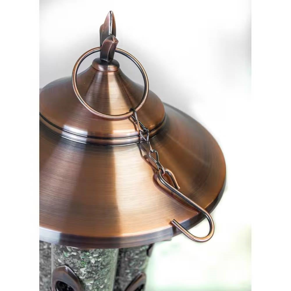 Large Copper Bird Feeder with 3 Tubes and 9 Feeding Ports LuxuryLifeWay Online Store