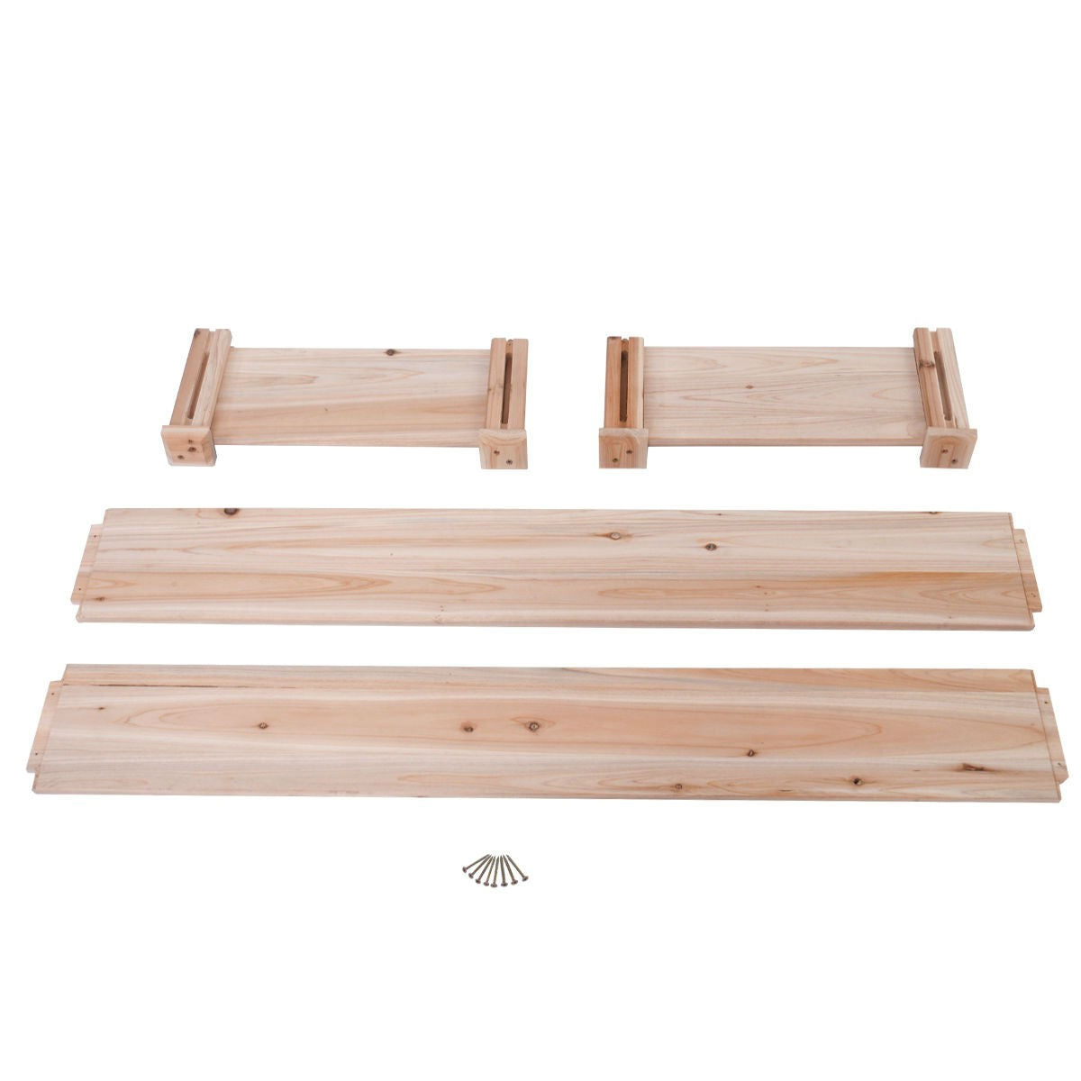 Solid Wood 4 Ft x 4 Ft Raised Garden Bed Planter 3-Tier LuxuryLifeWay Online Store