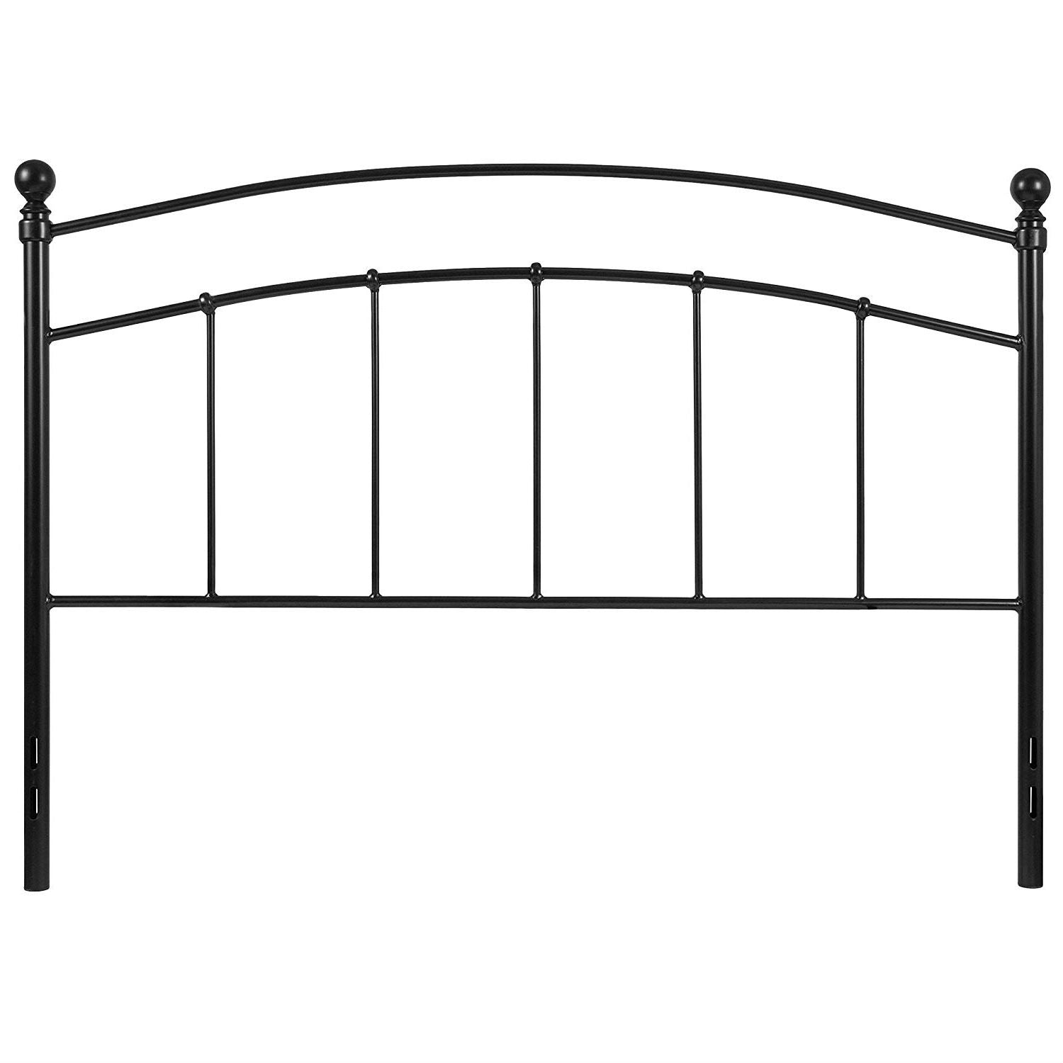 Twin size Contemporary Classic Black Metal Headboard LuxuryLifeWay Online Store
