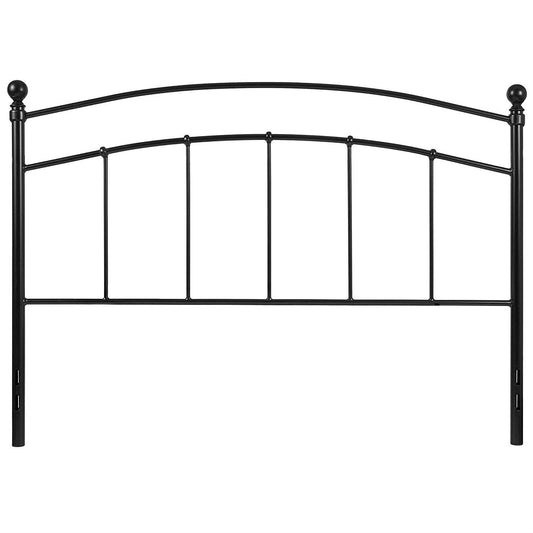 Twin size Contemporary Classic Black Metal Headboard LuxuryLifeWay Online Store