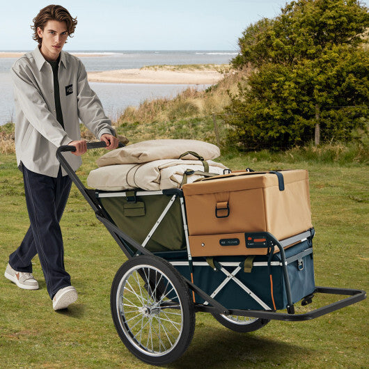 550 LBS Folding Deer Game Cart with Polyester Liner for Hunting LuxuryLifeWay Online Store