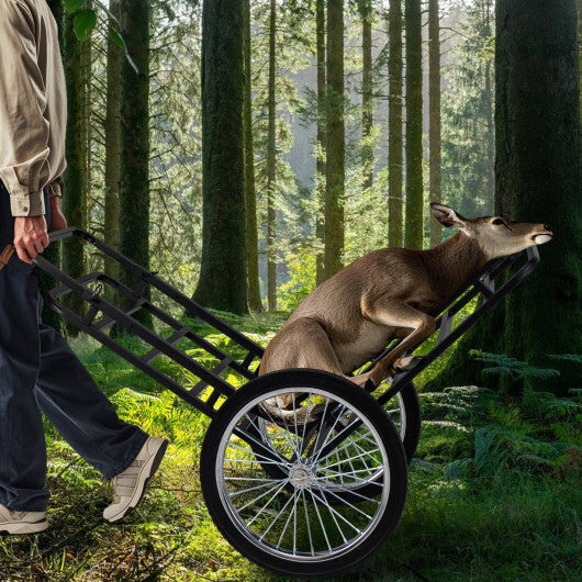 Double-Layer Deer Cart with 20 Inch Rubber Wheels LuxuryLifeWay Online Store