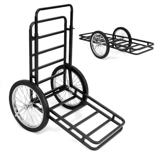 Double-Layer Deer Cart with 20 Inch Rubber Wheels LuxuryLifeWay Online Store