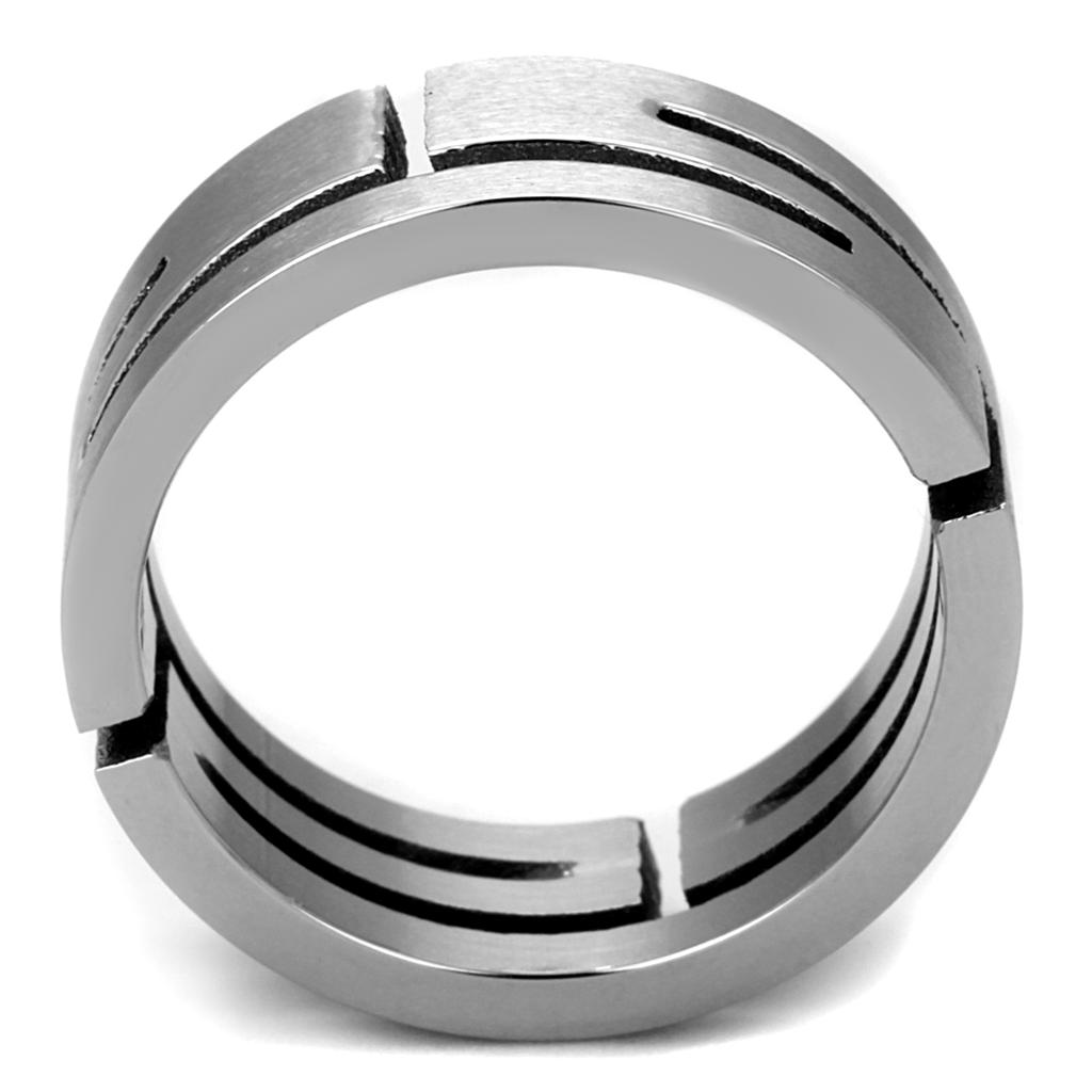 TK2393 - High polished (no plating) Stainless Steel Ring with No Stone LuxuryLifeWay Online Store