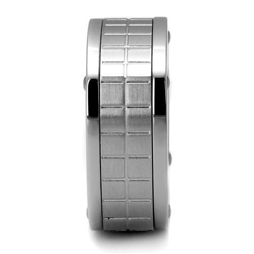 TK2405 - High polished (no plating) Stainless Steel Ring with No Stone LuxuryLifeWay Online Store