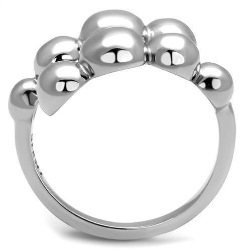 TK3089 - High polished (no plating) Stainless Steel Ring with No Stone LuxuryLifeWay Online Store