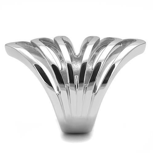 TK3144 - High polished (no plating) Stainless Steel Ring with No Stone LuxuryLifeWay Online Store