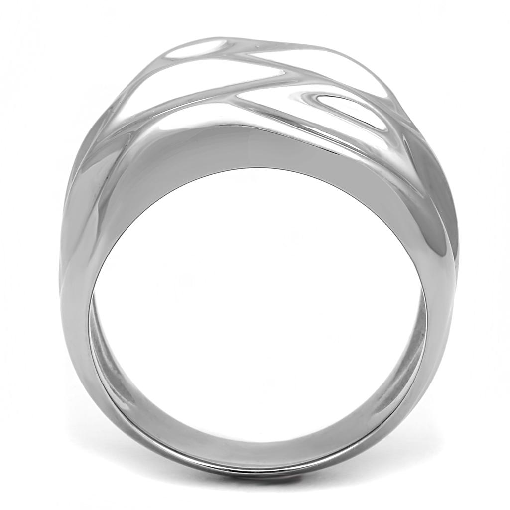 TK3262 - High polished (no plating) Stainless Steel Ring with No Stone LuxuryLifeWay Online Store