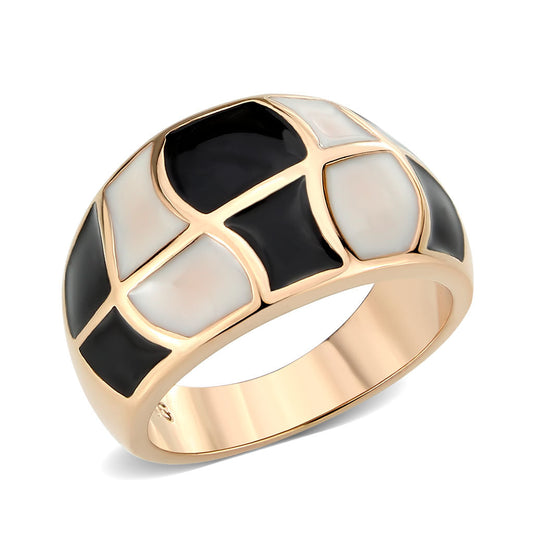 TK3827 - IP Rose Gold(Ion Plating) Stainless Steel Ring with NoStone in No Stone LuxuryLifeWay Online Store