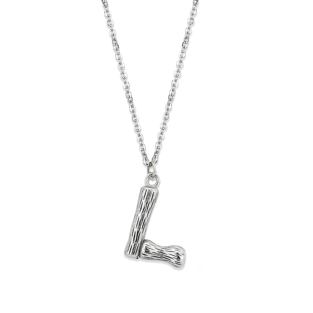 TK3853L High Polished Stainless Steel Chain Initial Pendant - Letter L LuxuryLifeWay Online Store