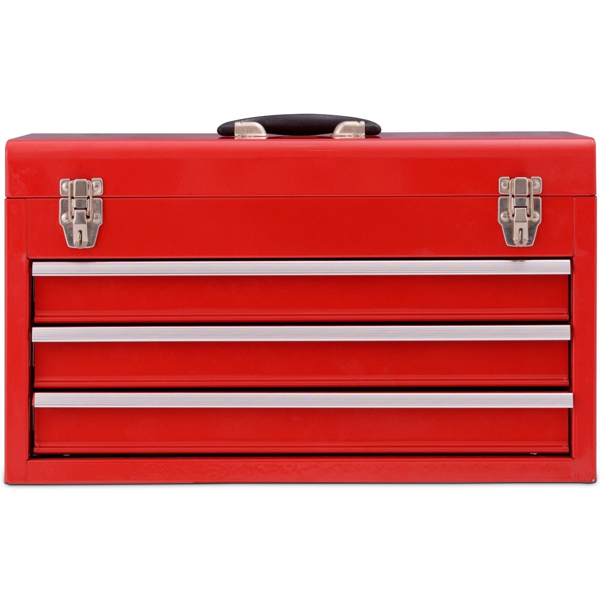 Portable Garage Mechanic Tool Cabinet Box with 3 Drawers-Red - Color: Red LuxuryLifeWay Online Store