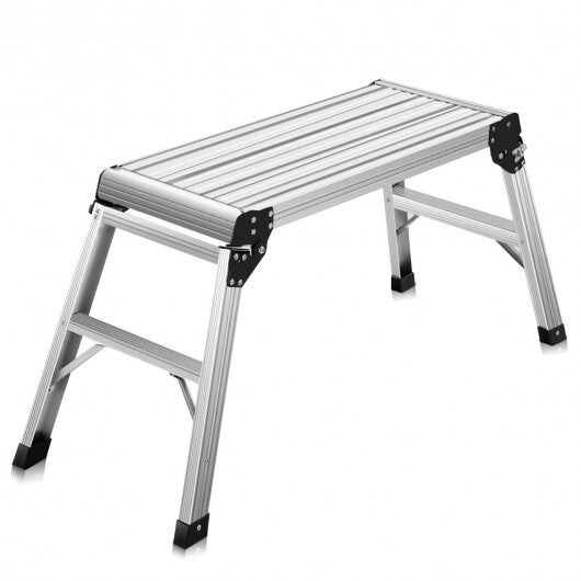 Heavy Duty Portable Bench Aluminum Folding Step Ladder LuxuryLifeWay Online Store