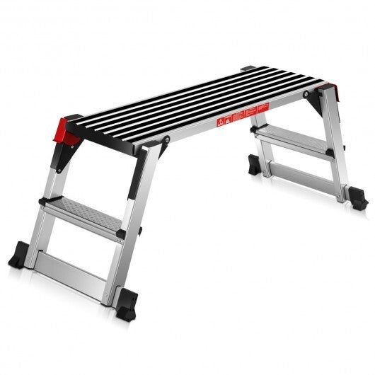 330 lbs Aluminum Folding Non-slip Drywall Step Stool Ladder LuxuryLifeWay Online Store