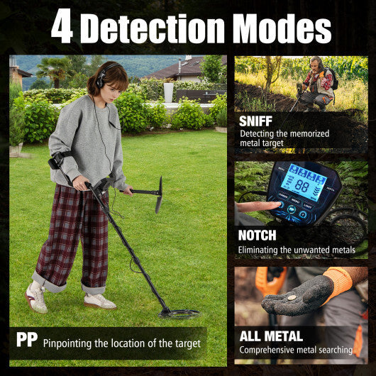 Metal Detector with Backlit LCD Display and Advanced DSP Chip LuxuryLifeWay Online Store