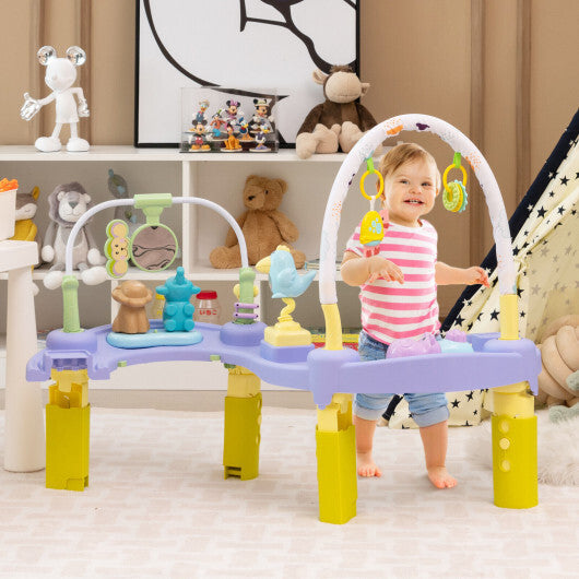 3-in-1 Baby Activity Center with 3-position for 0-24 Months-Pink LuxuryLifeWay Online Store