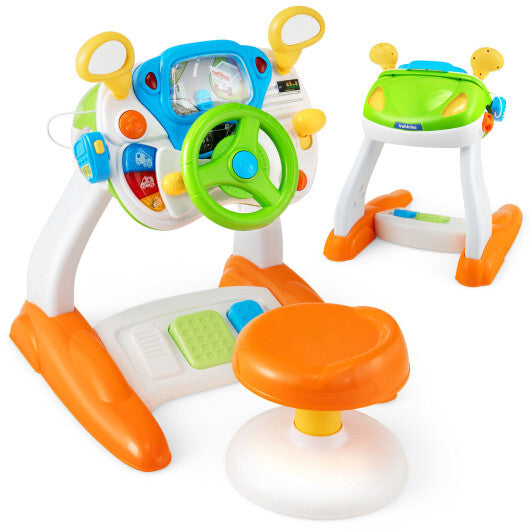 Kids Steering Wheel Pretend Play Toy Set with Lights and Sounds LuxuryLifeWay Online Store