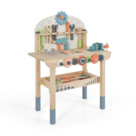 Kids Play Tool Workbench with Realistic Accessories LuxuryLifeWay Online Store