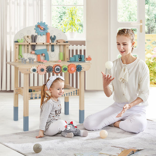 Kids Play Tool Workbench with Realistic Accessories LuxuryLifeWay Online Store