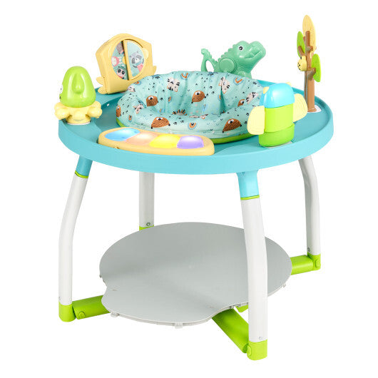 5-in-1 Baby Activity Center Interactive Bounce Seat with Removable Toys-Blue - Color: Blue LuxuryLifeWay Online Store