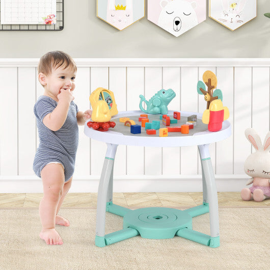 5-in-1 Baby Activity Center Interactive Bounce Seat with Removable Toys-White - Color: White LuxuryLifeWay Online Store