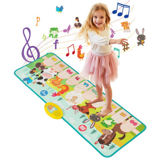 Kids Musical Mat Indoor Outdoor Animal Farm Piano LuxuryLifeWay Online Store