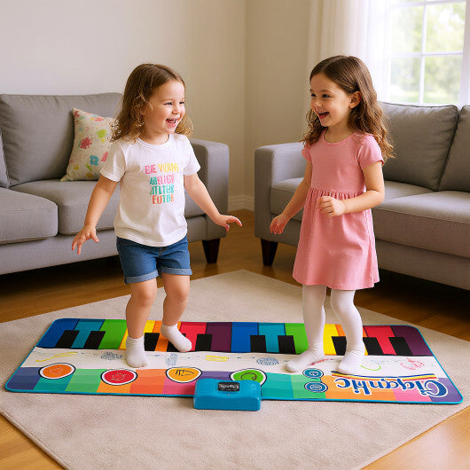 Floor Piano Dance Mat for Kids Musical Playmat with 8 Instrument Sounds LuxuryLifeWay Online Store