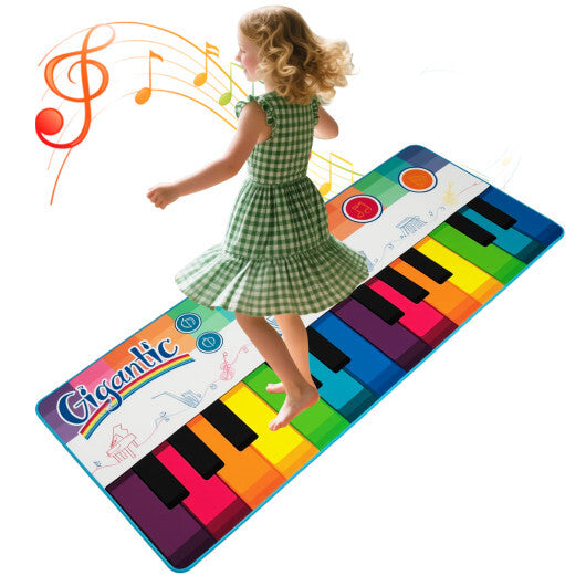 Floor Piano Dance Mat for Kids Musical Playmat with 8 Instrument Sounds LuxuryLifeWay Online Store