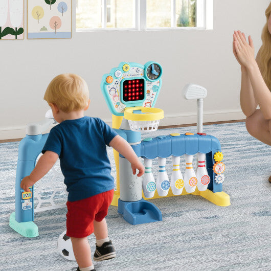 5 in 1 Toddler Sports Toy with Adjustable Basketball Hoop for Baby Boys Girls 18 Months+ LuxuryLifeWay Online Store