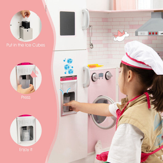 Corner Play Kitchen Wooden Toy Set with Sound and Light LuxuryLifeWay Online Store