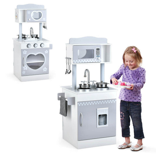 Chef Pretend Kitchen Playset with Cooking Oven and Sink for Toddlers LuxuryLifeWay Online Store